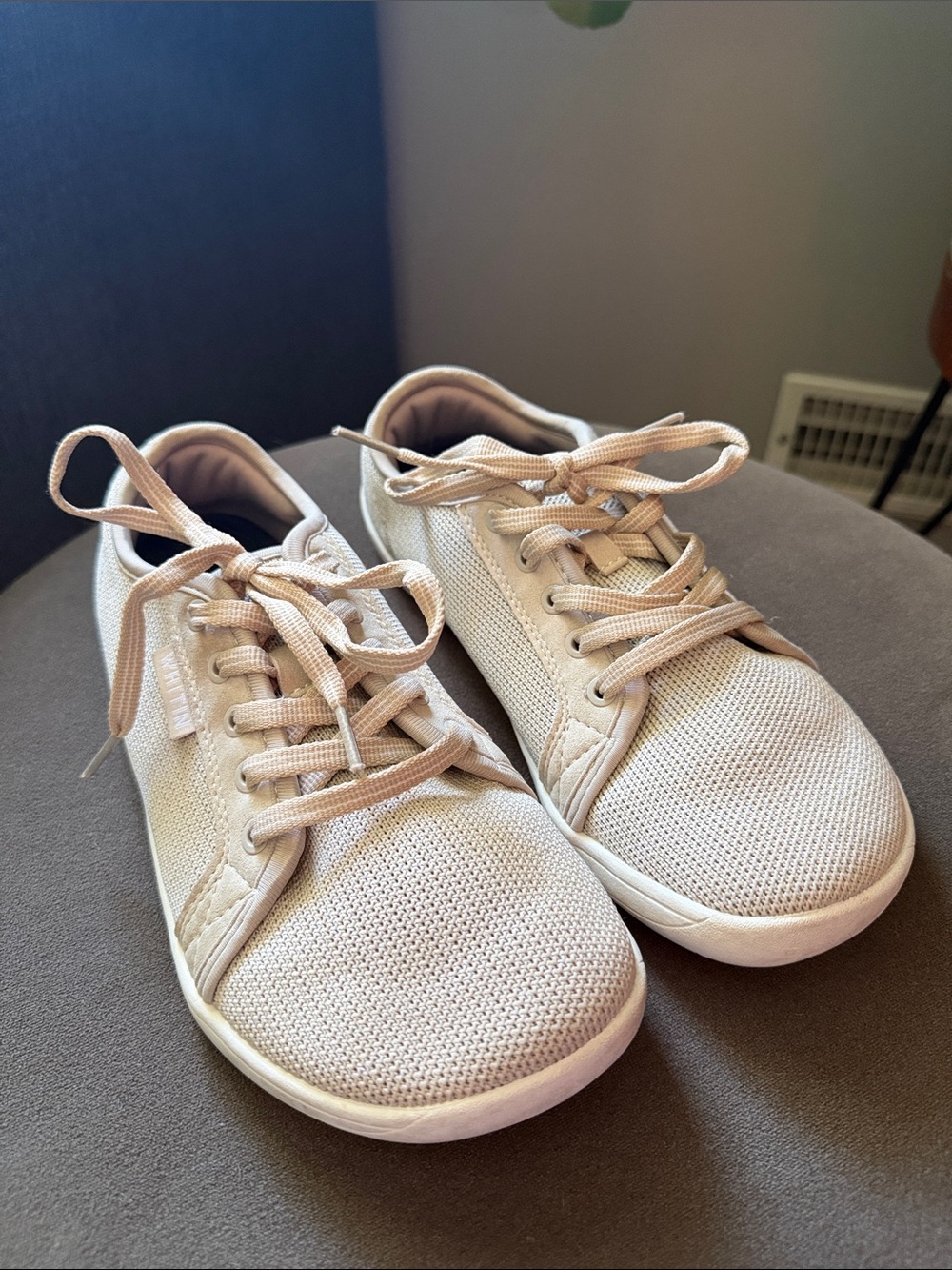 WITHIN Minimalist Barefoot Beige Womens 38 Sneakers Active Zero Drop Sole